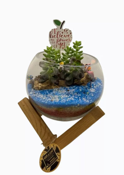 GL104- Aquatic Terrarium with wooden stand